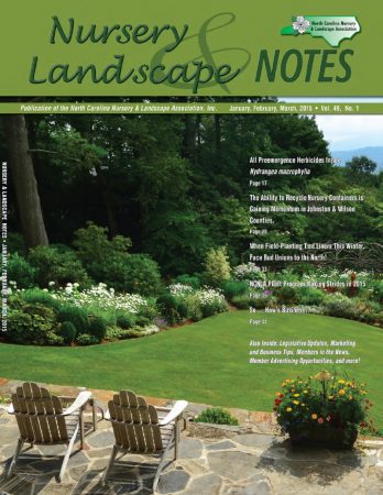 Greenleaf Landscaping Services in Linville NC featured on the cover of North Carolina Nursery and Landscape Assoc. magazine