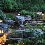 Stone pathway landscape design in Linville, NC