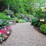 Stone pathway landscape design in Linville, NC