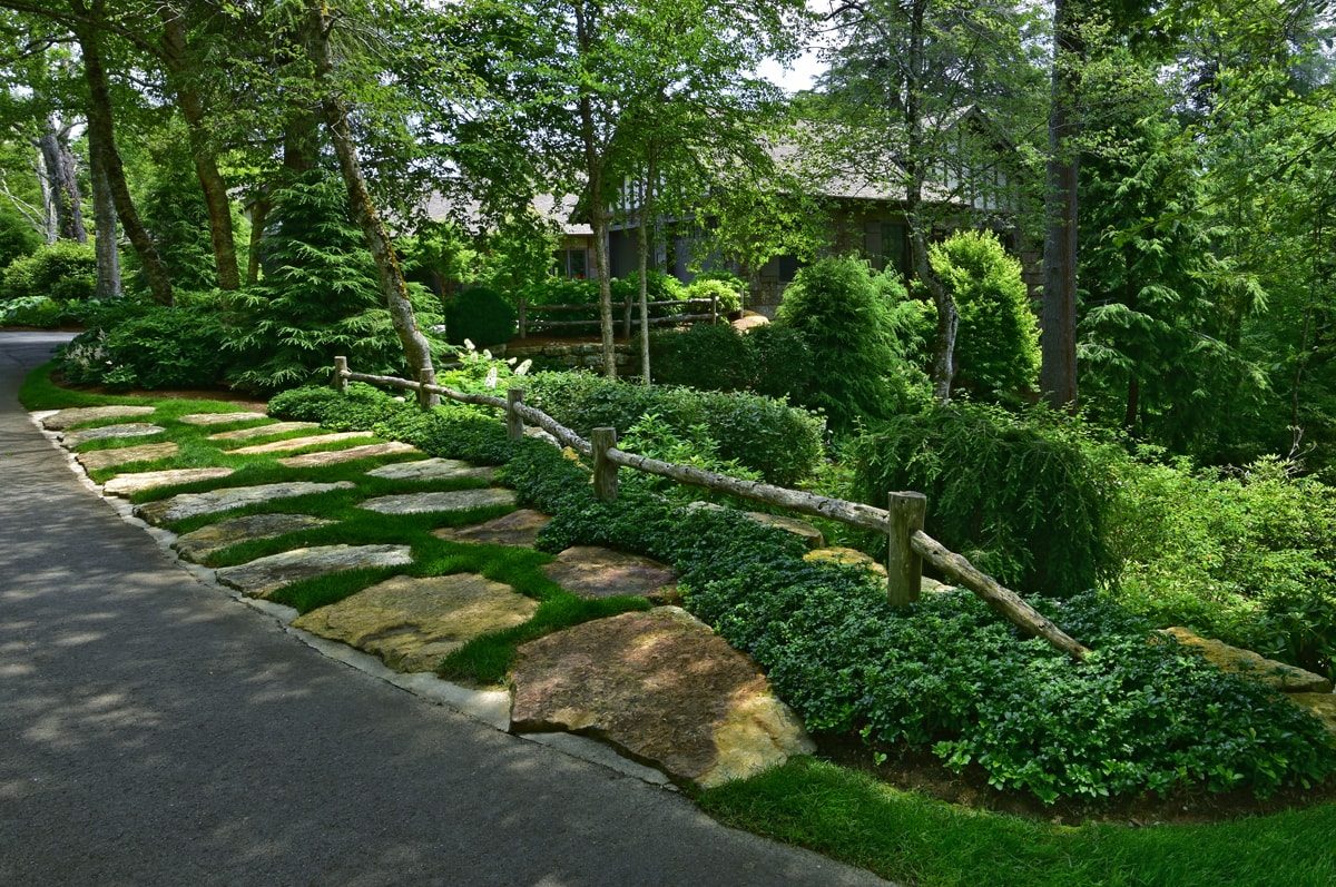 Landscape features design and installation in Linville, NC