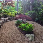 Stone pathway landscape design in Linville, NC