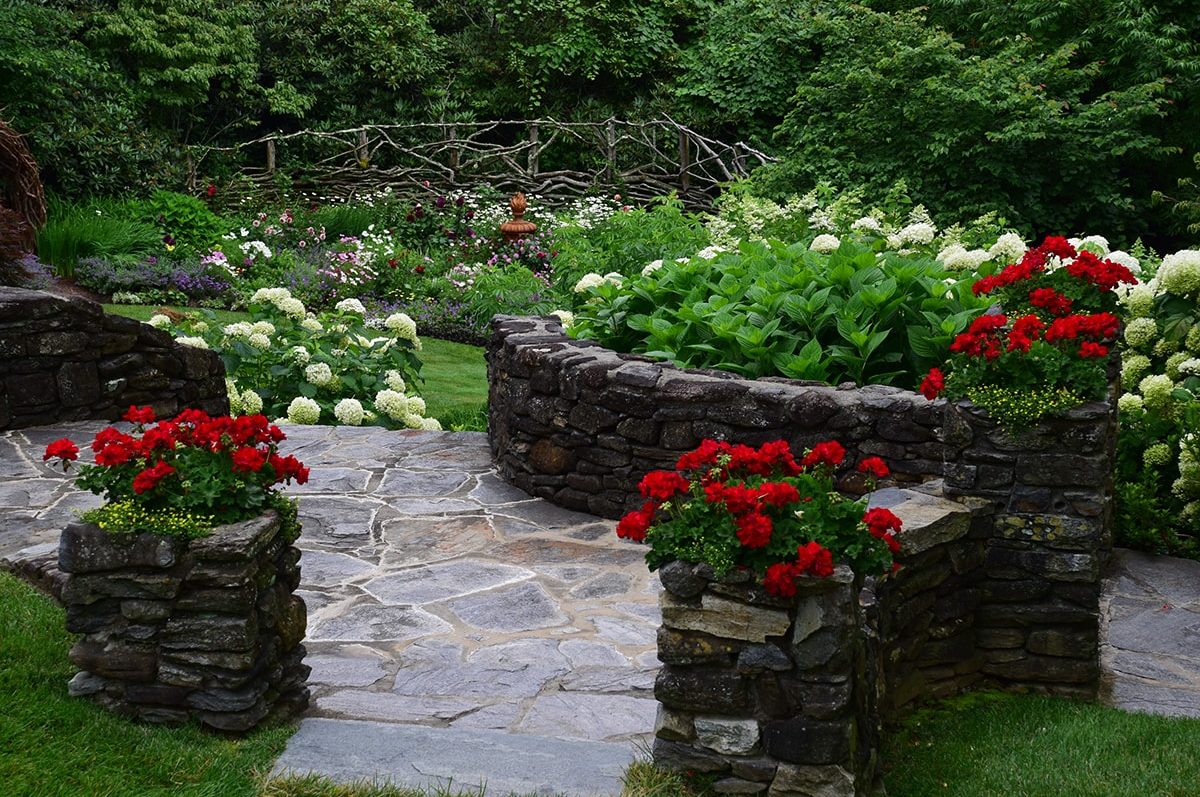 Gorgeous landscape installation and patio in Linville, NC