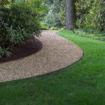 Stone pathway landscape design in Linville, NC