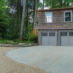 Stone pathway landscape design in Linville, NC