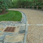 Stone pathway landscape design in Linville, NC