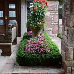 Landscaped flower gardens in Linville, NC