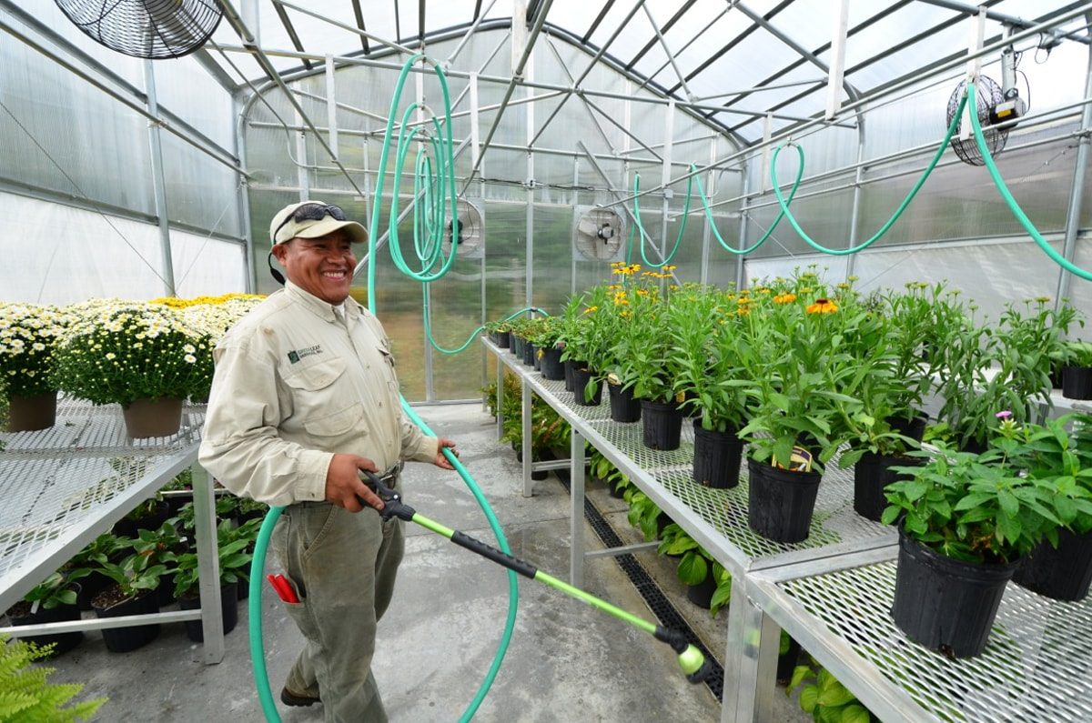 Landscape greenhouse in Linville, NC